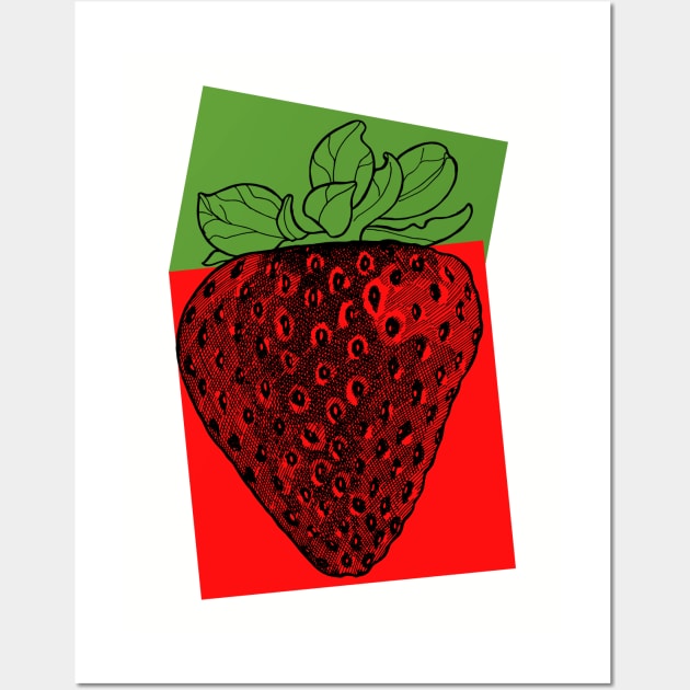 Strawberry Wall Art by senkova